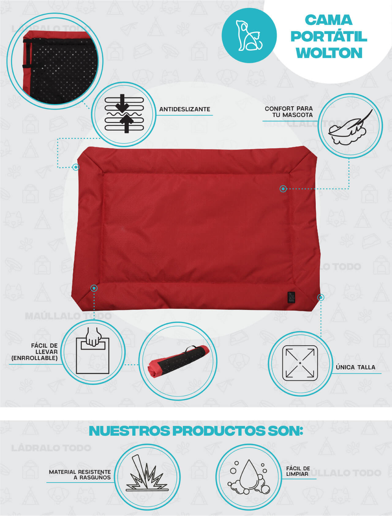 Cama Portatil Wolton