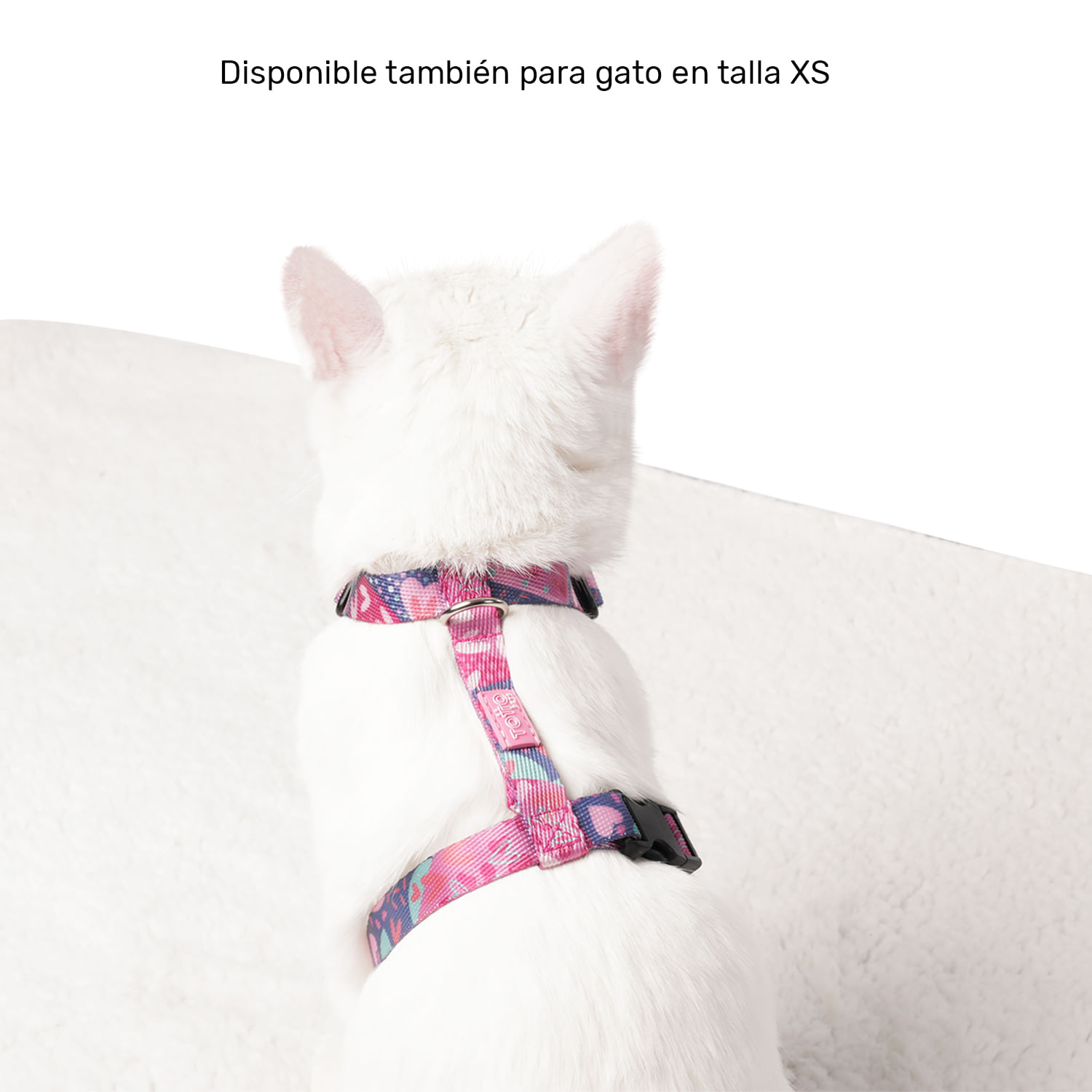 Arnés delgado XS para gato Colorblock - Cochikis Pet Shop
