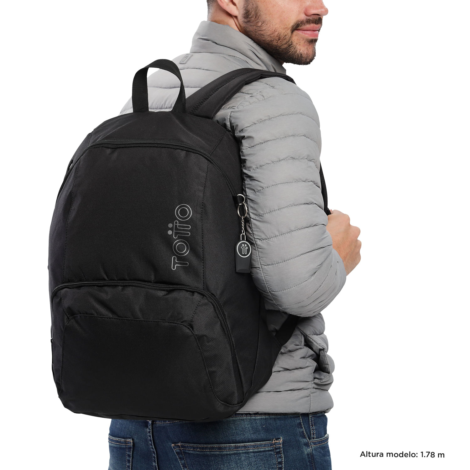 Morral Ometto Ideal Para Universitarios Negro