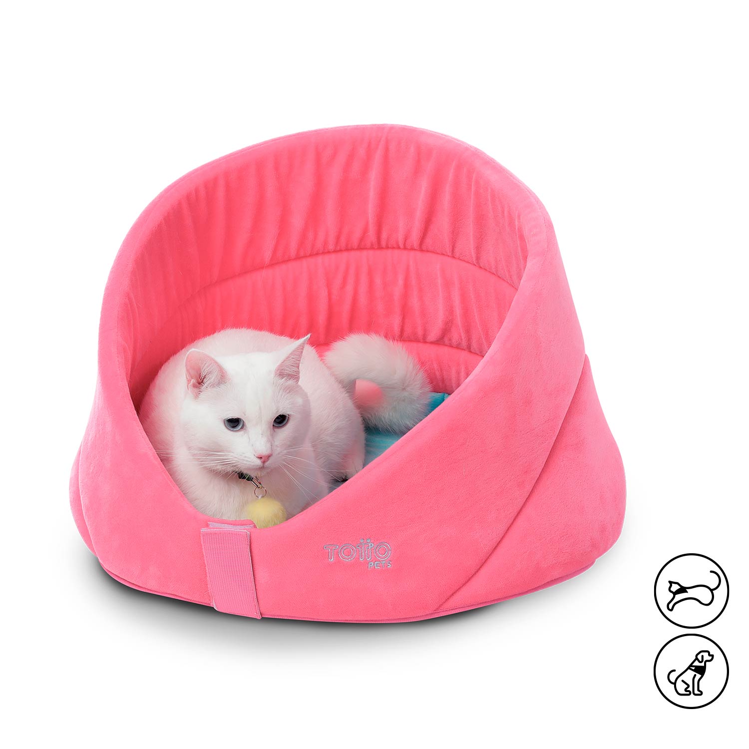 Pets Camas Para Perros Color Rosa Cama MEDIANA Color Rosado Doble