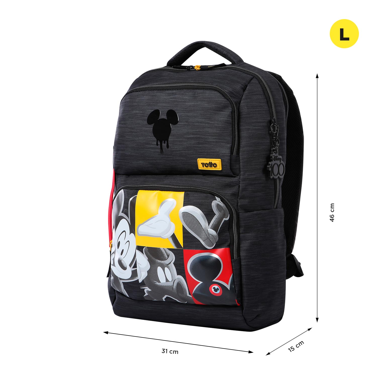 Morral de top mickey mouse