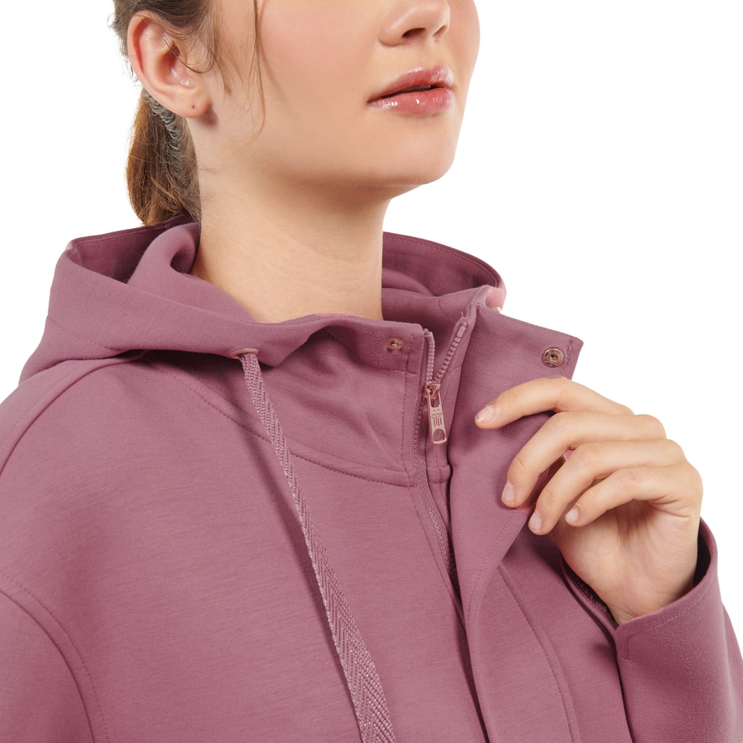 Buzo para mujer Inaris hoodie rosado