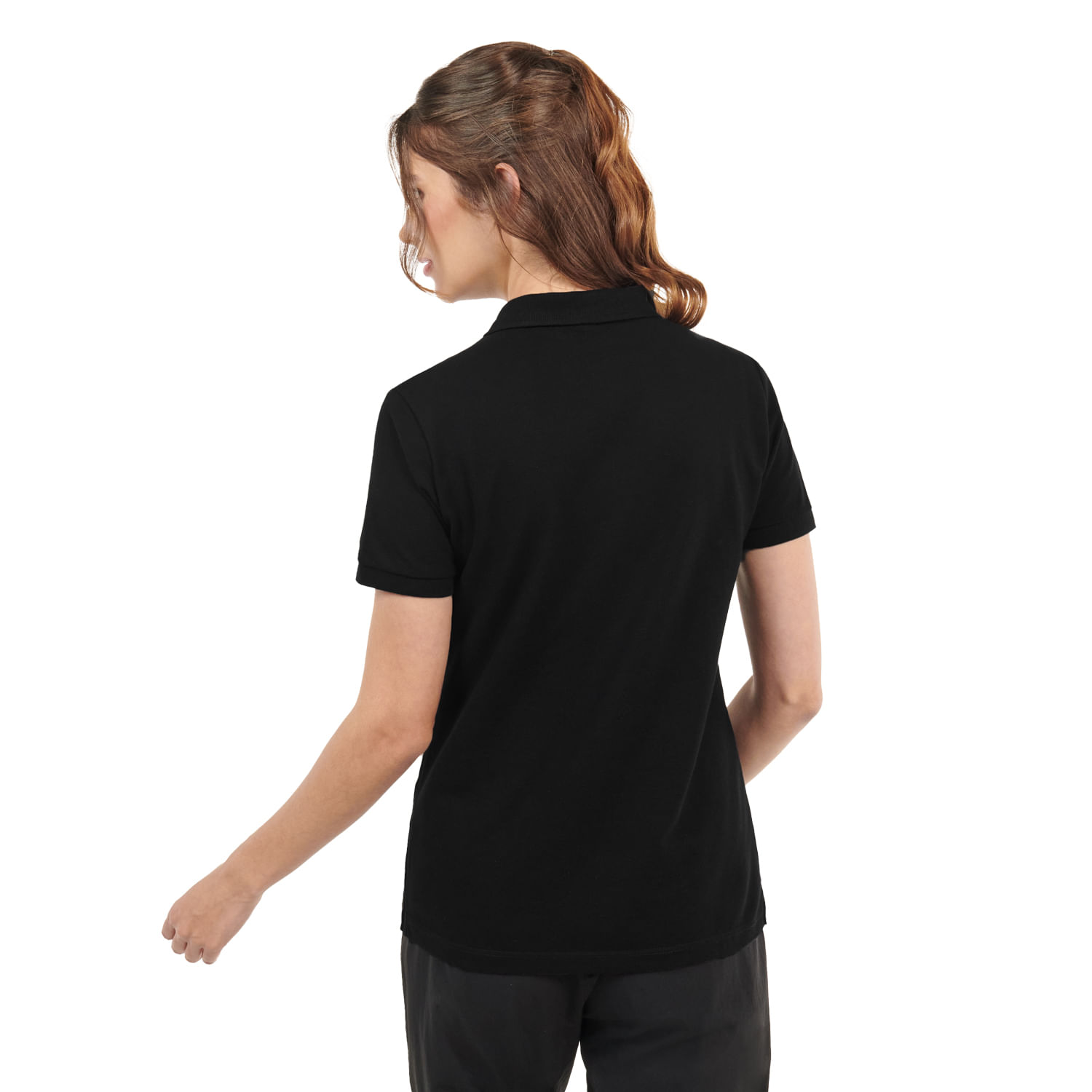 Playera Polo Playera Negra Cuello V Mujer Camiseta Tipo Polo Mujer