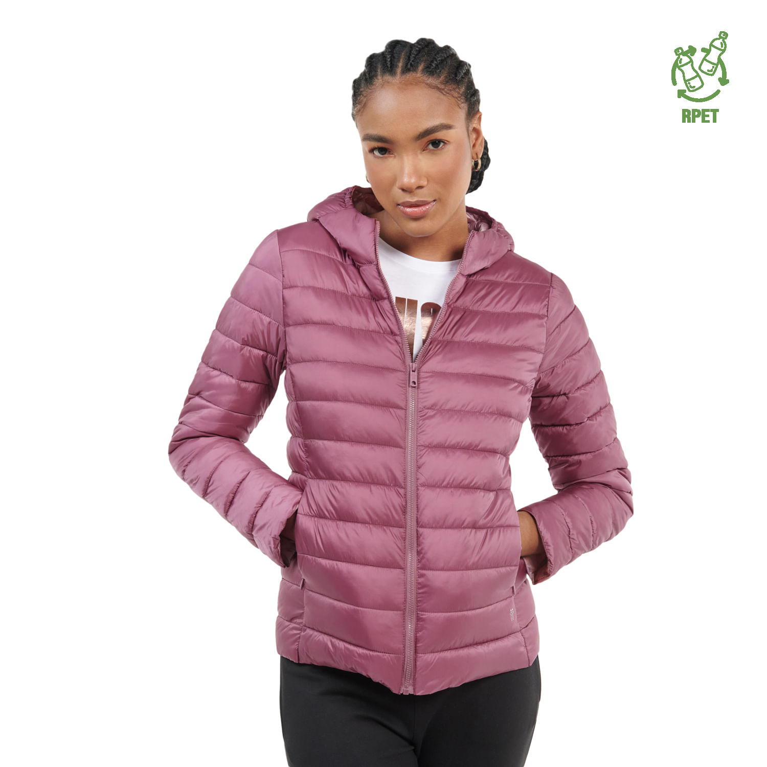 Chaqueta rosa mujer best sale