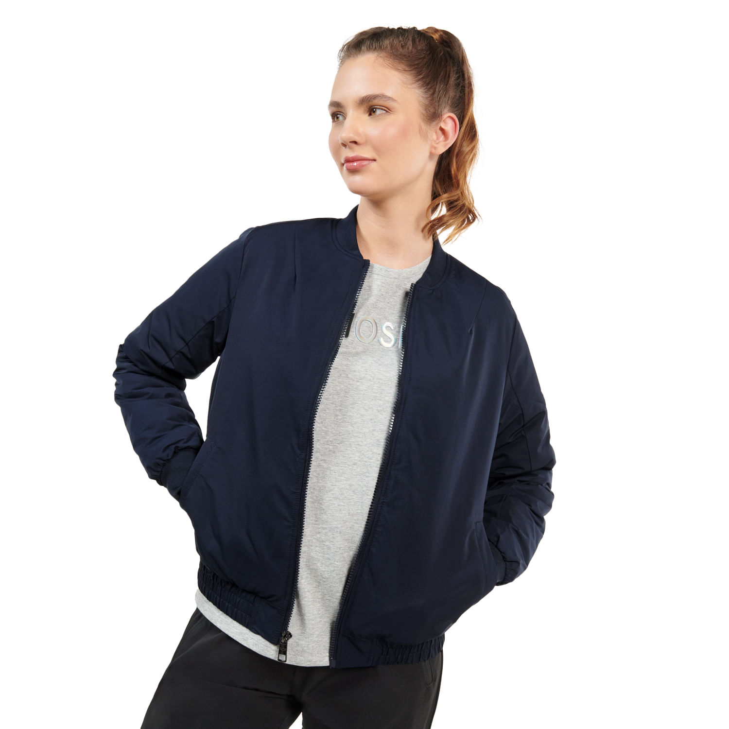 Chaqueta para mujer bomber azul XL Totto