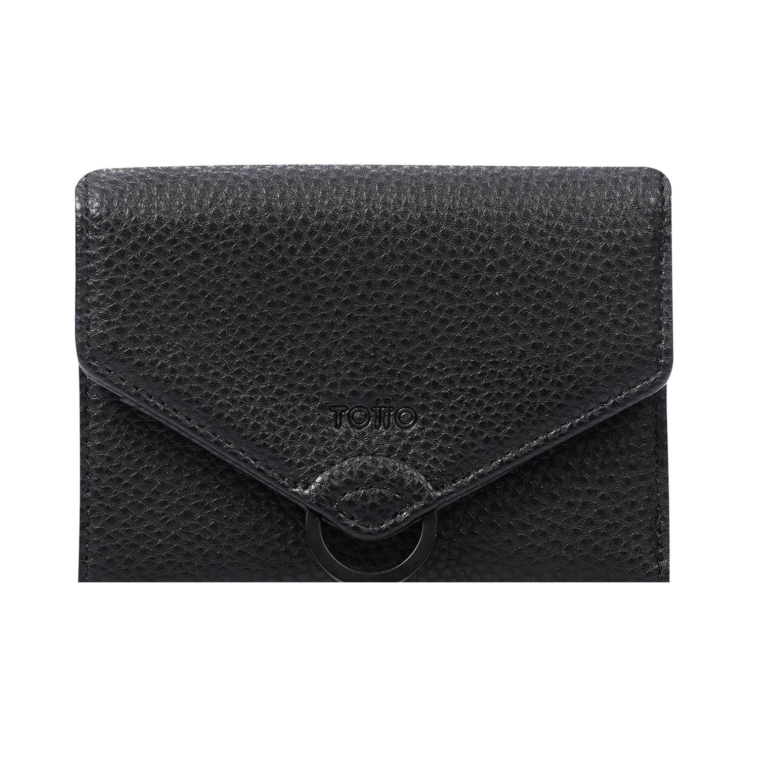 Billetera Soft Ney Mujer Negra pequeña