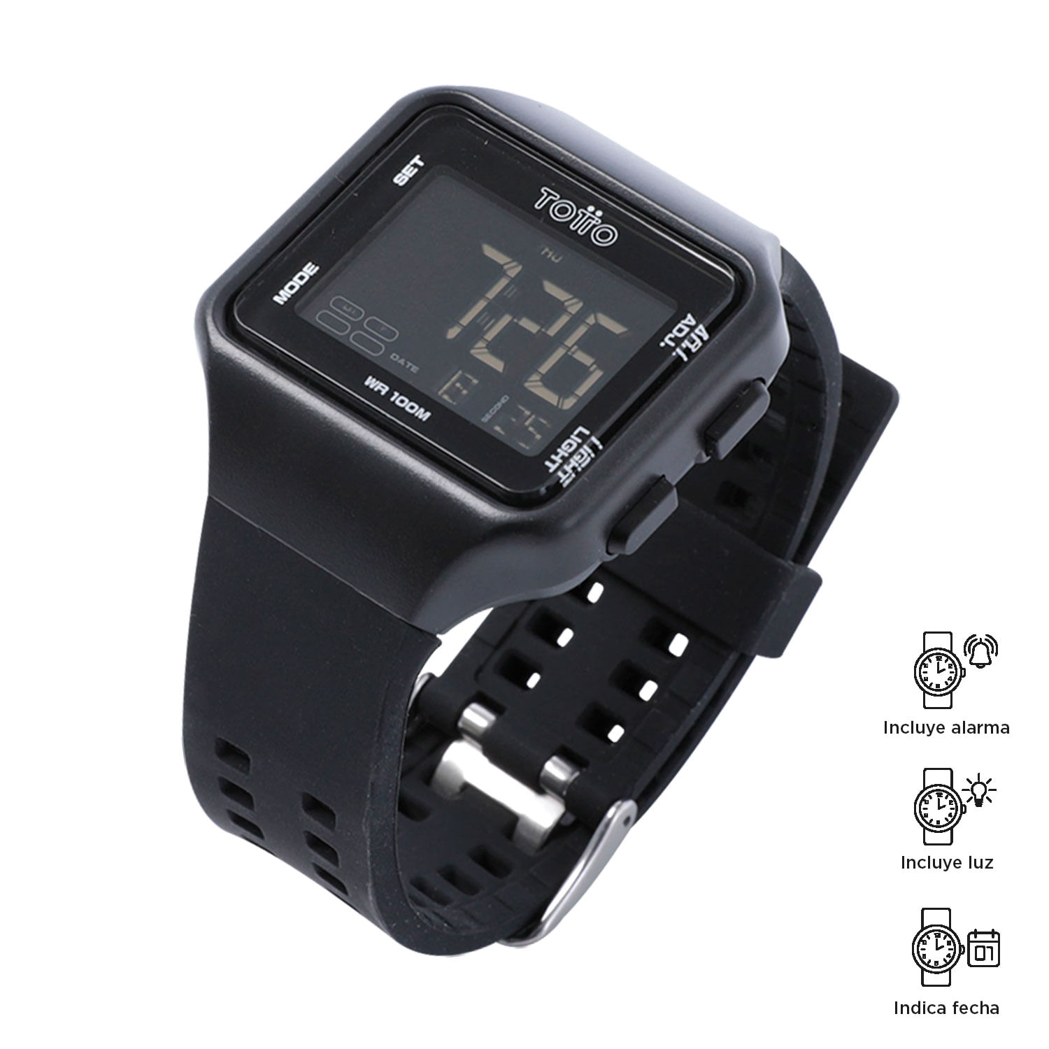 Reloj Digital Reloj W500+ M Swip Reloj Digital Digicam Negro Hombre