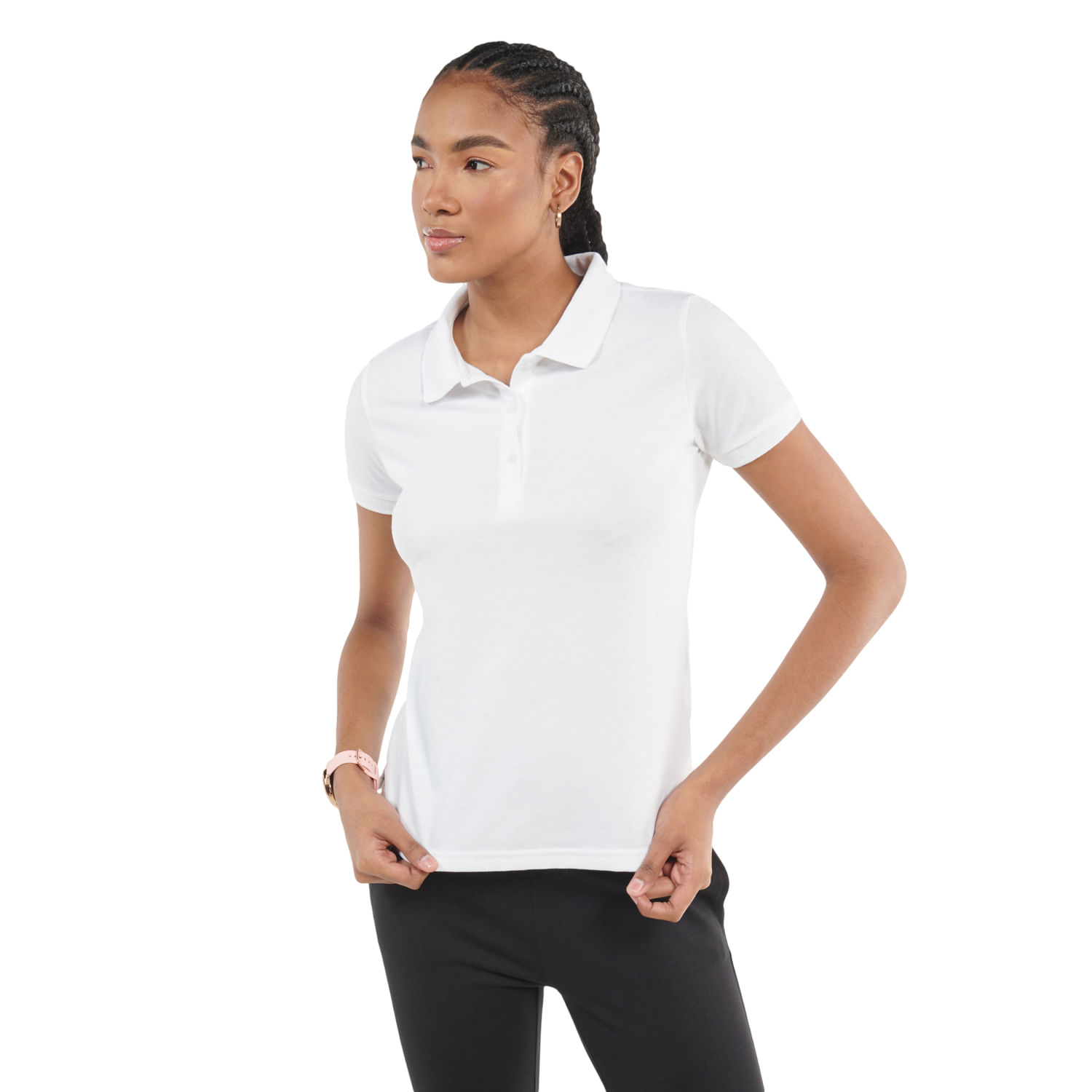 Camiseta Polo Blanco Mujer Chechi