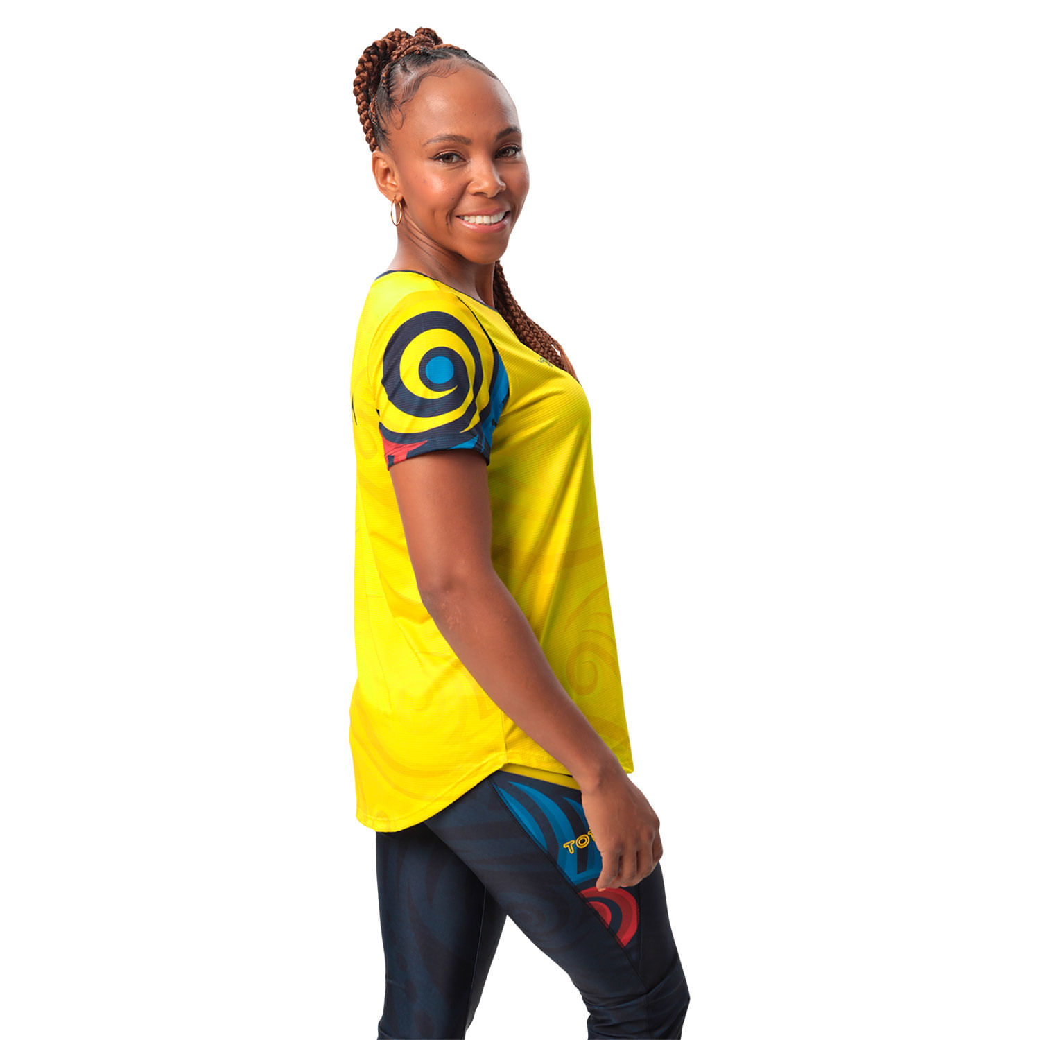 Camiseta postraining Colombia Juegos Olímpicos 2024 Mujer