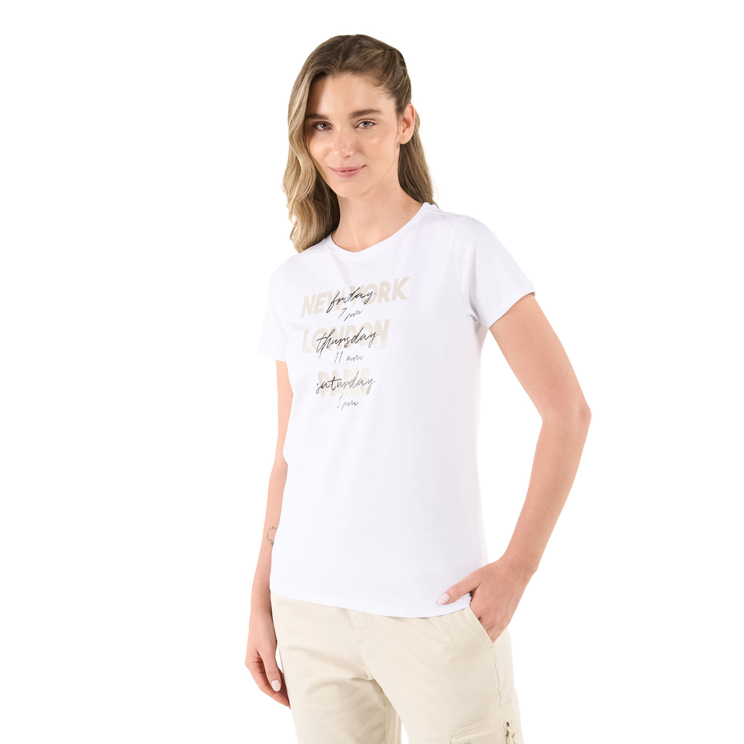 Camiseta para Mujer Prime Blanca