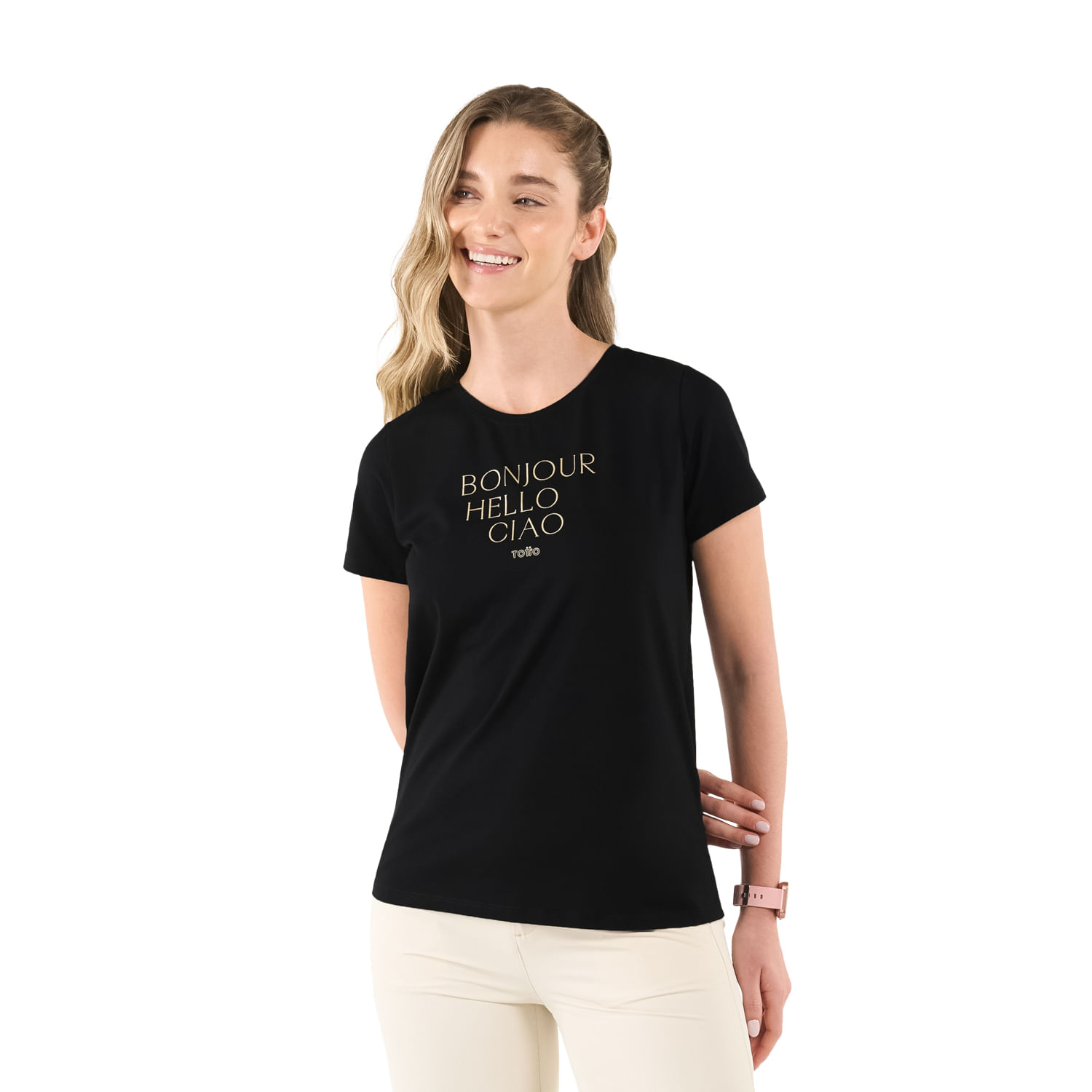 Camiseta para Mujer Prime Negra