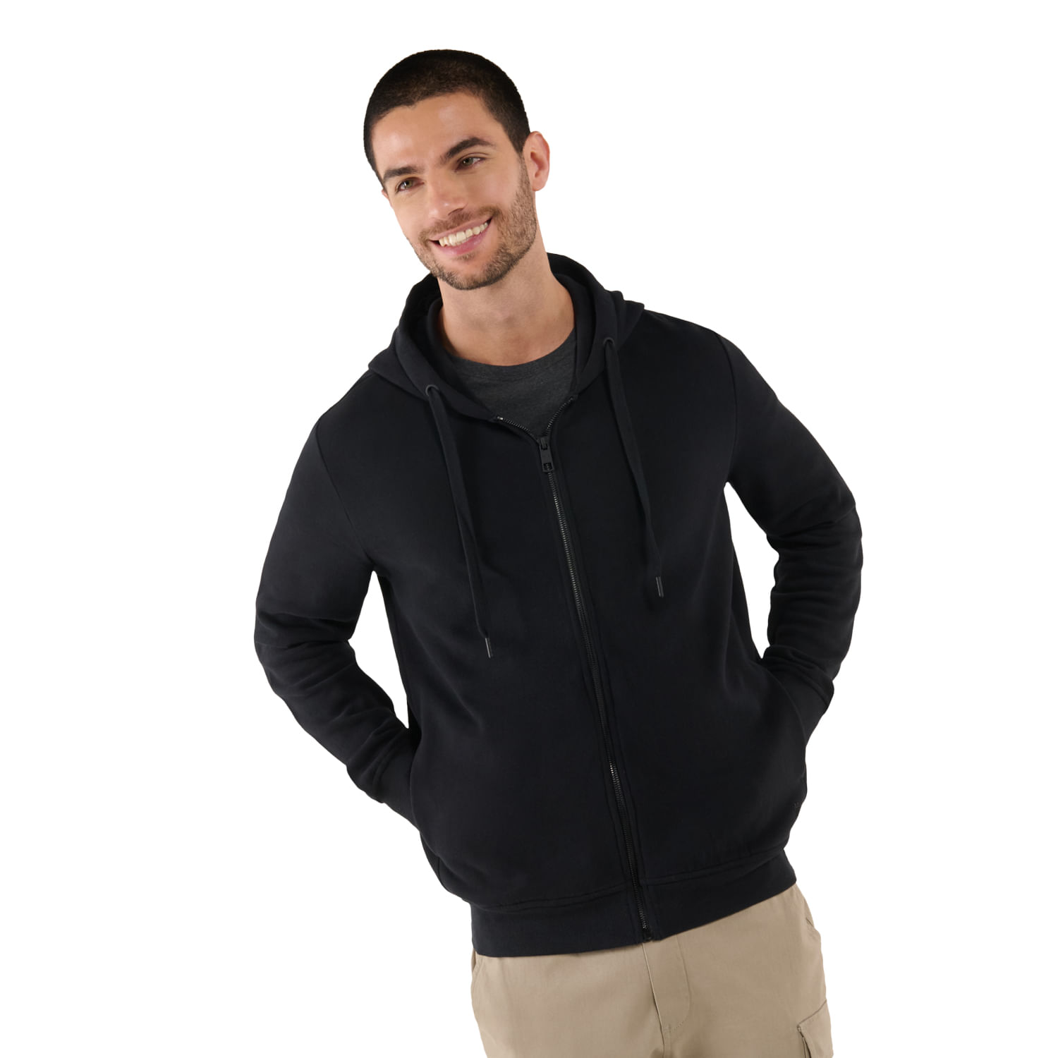 Buzos Bargain Buzo Negro Capota Buzo Para Hombre Spring Negro