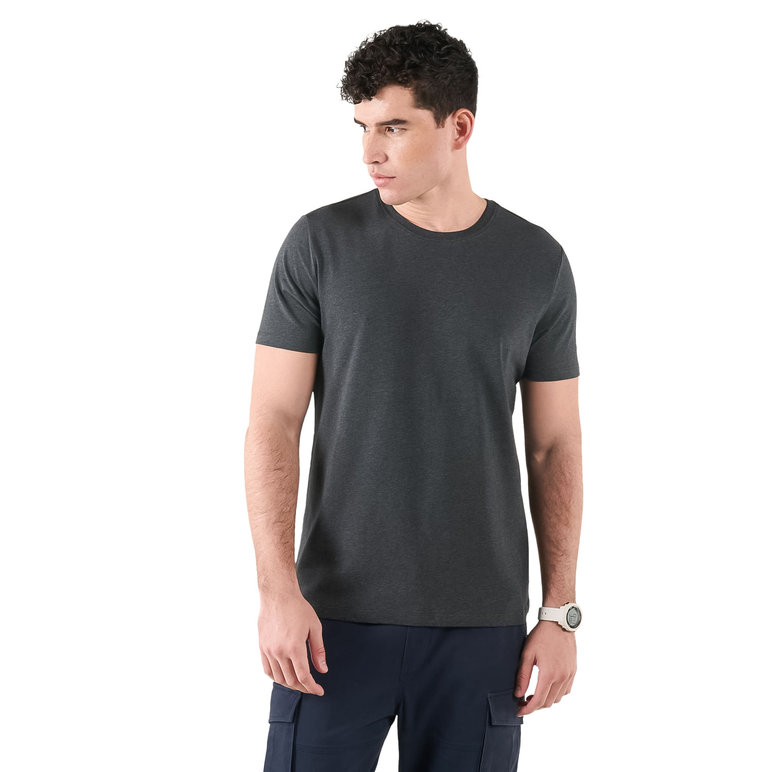Camisetas Ropa Totto Para Hombre Camiseta Para Hombre Manne Gris