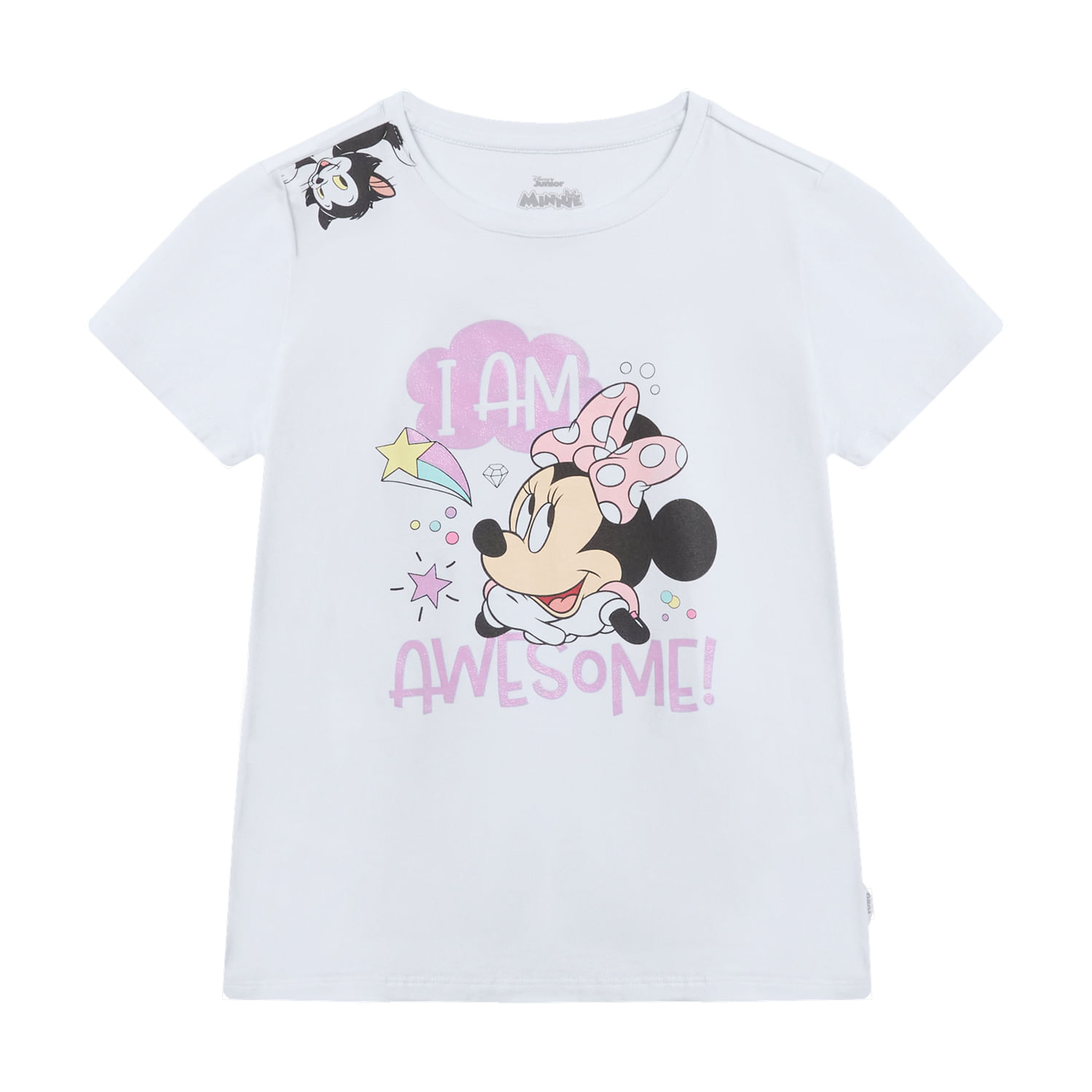 Camiseta para Niña Minnie Gris