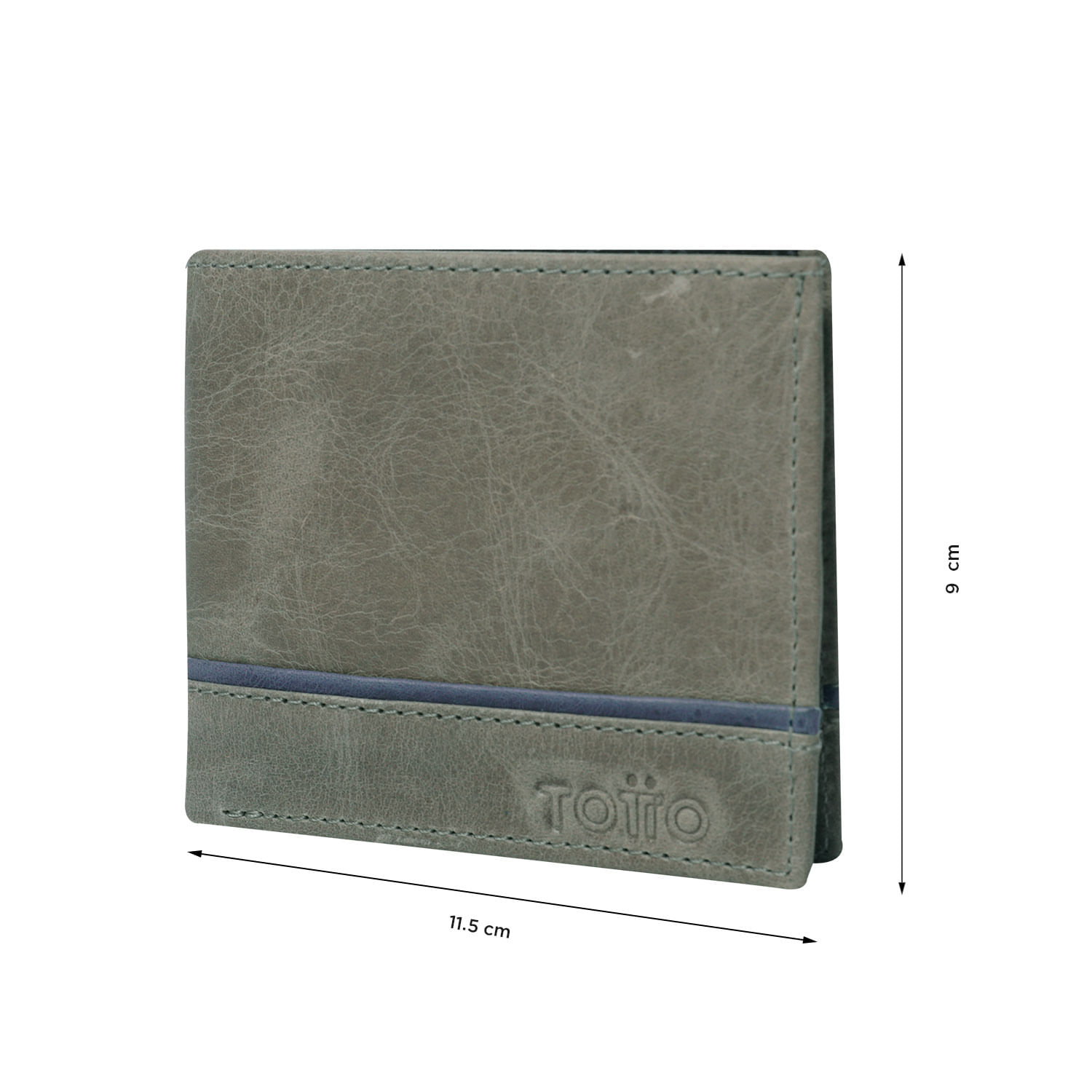 Bloqueo Rfid Rfid Billetera Billetera En Cuero Leder Con RFID