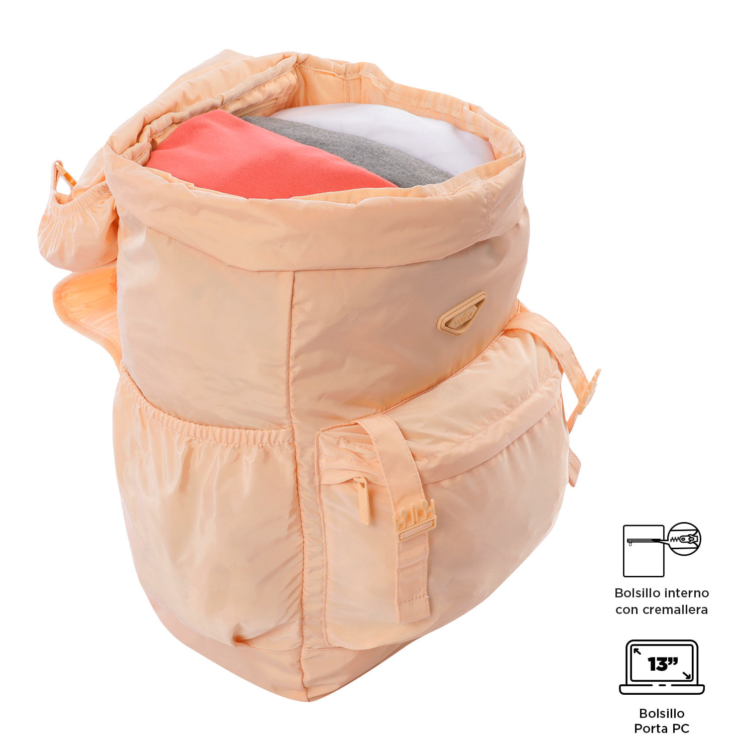 Correas ajustables y cómodas