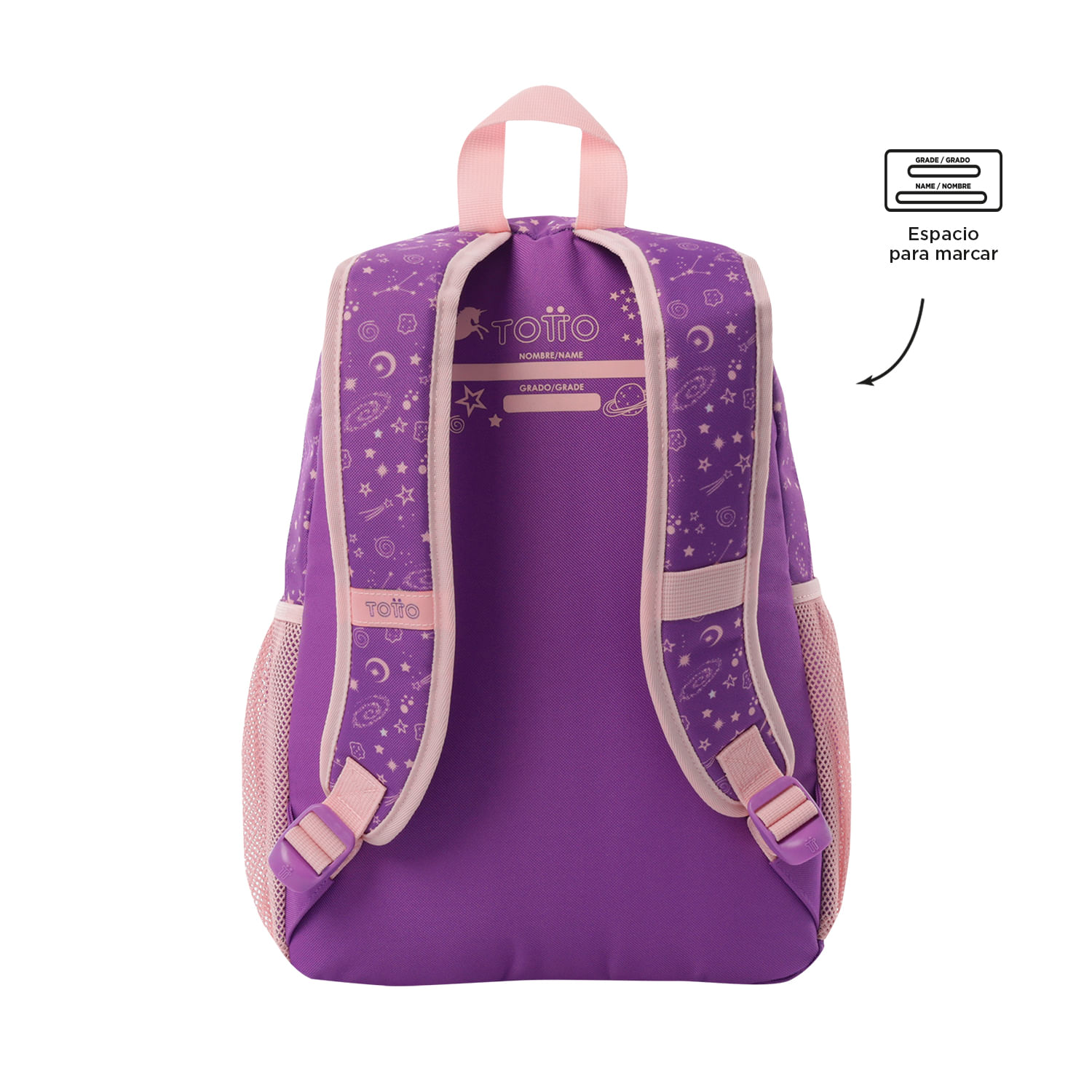 Morral para Niña Unispace Mediano Morado