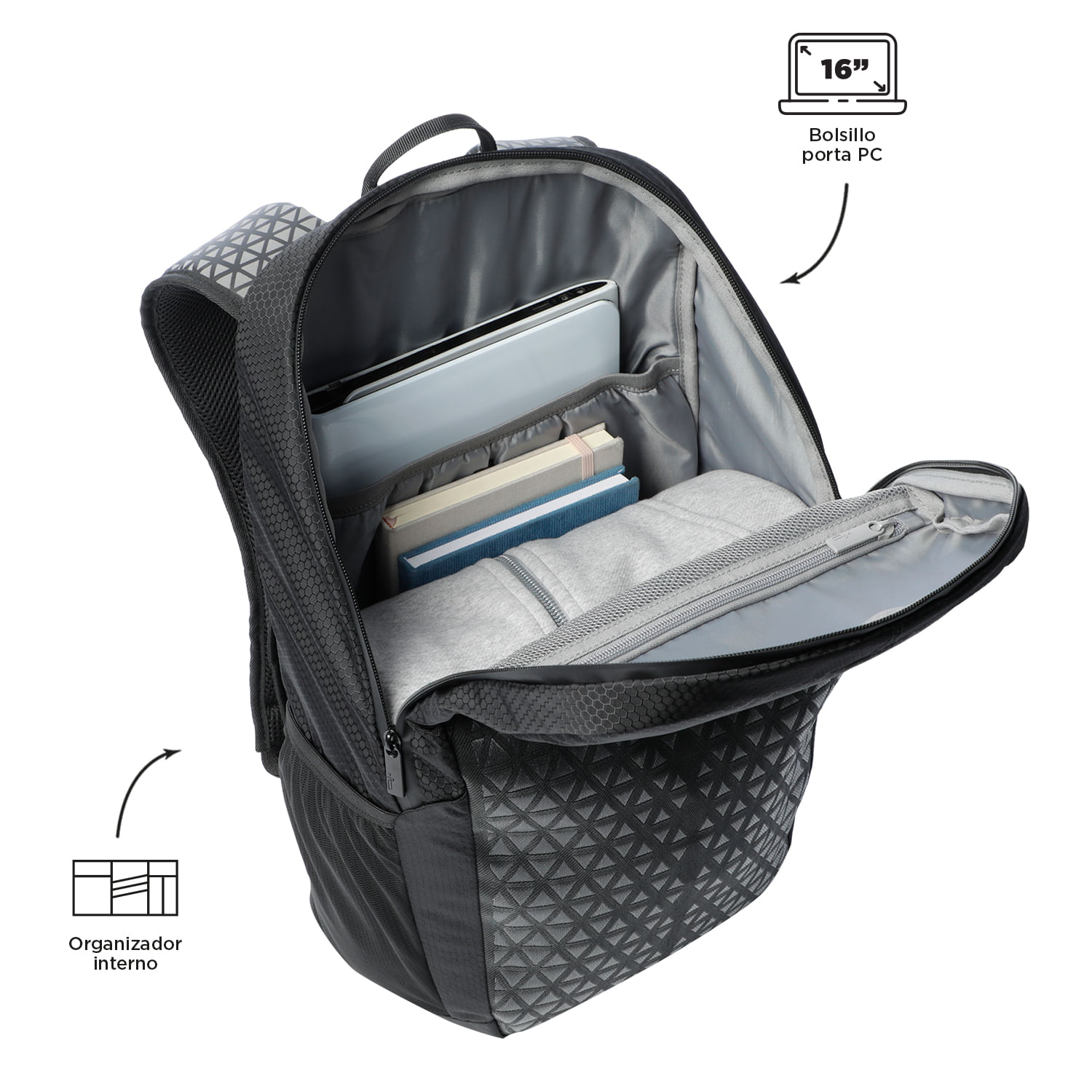 Marca Totto Morral Totto Con Puerto Usb Porta Tablet Morral Binary