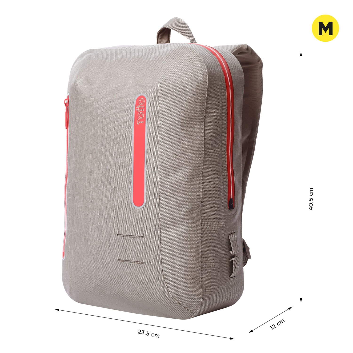 Morral Impermeable Porta PC 15 Seal Beige Hombre