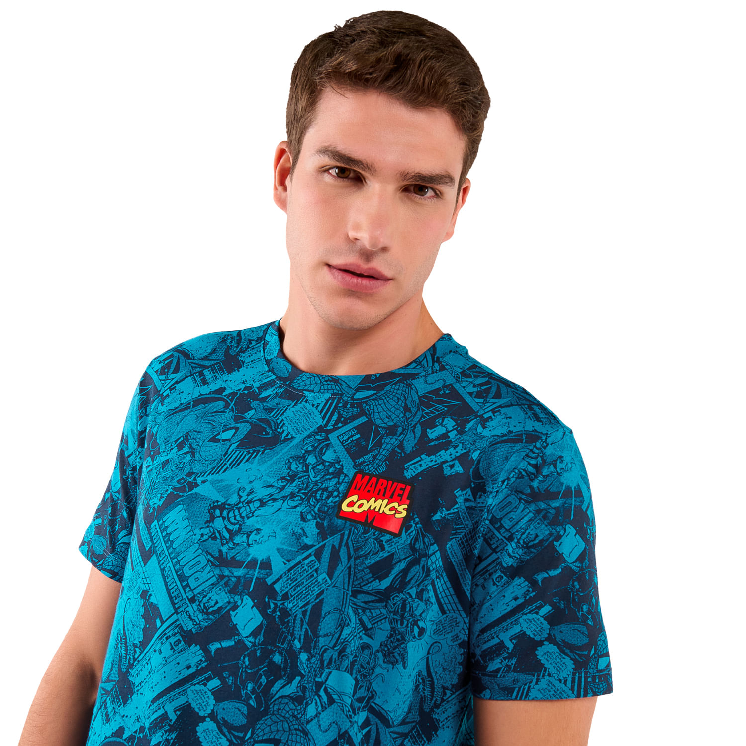 Super Heroes Polos De Marvel Para Hombre Camiseta Marvel Blue