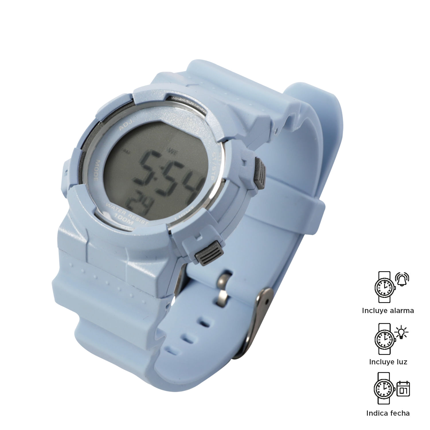 Reloj Digital Pixel color Azul Mujer | Totto