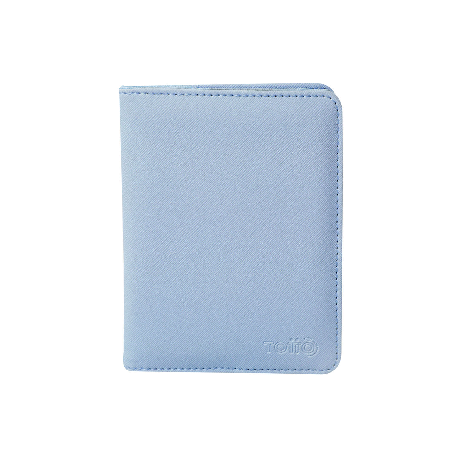 Portapasaporte RFID blocker azul