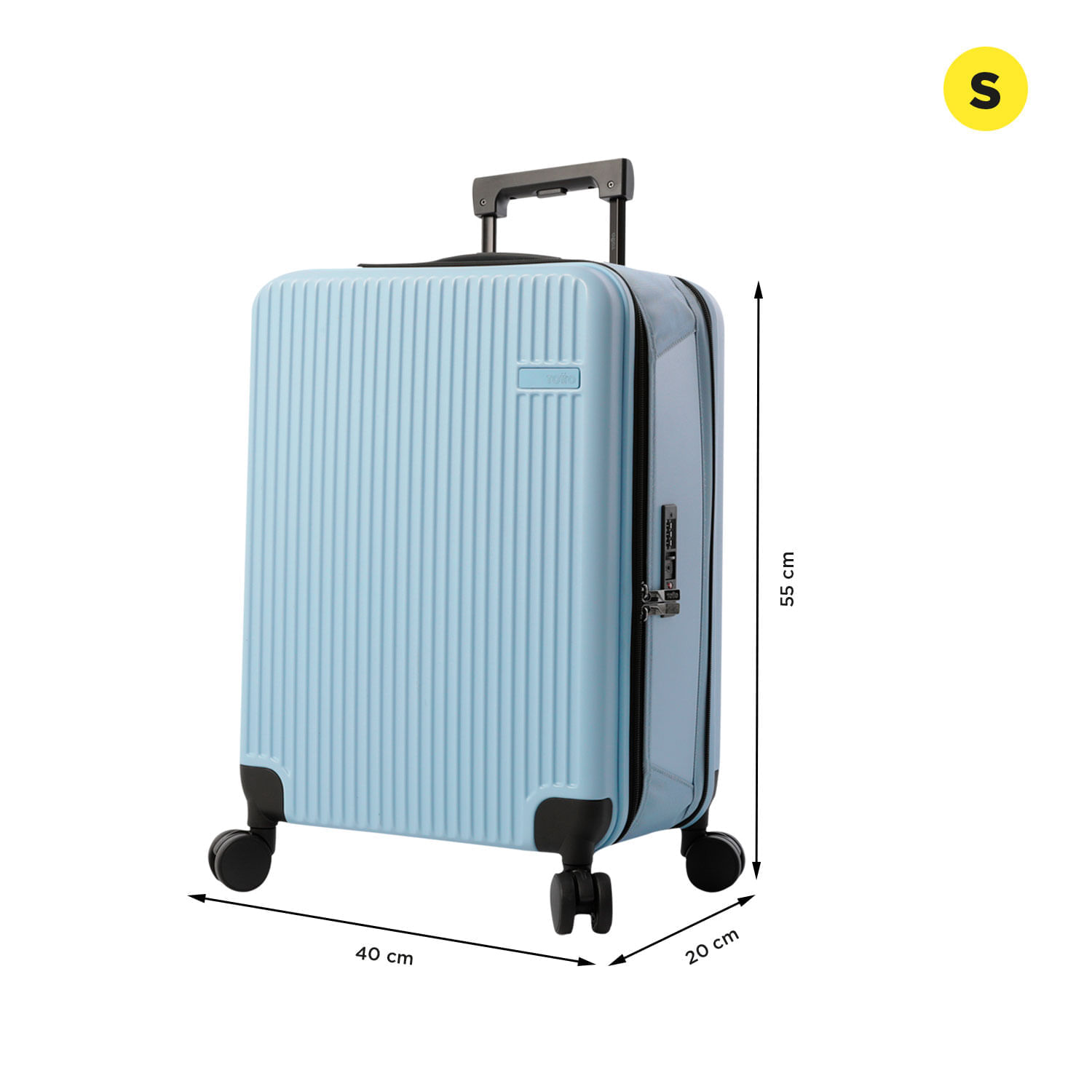 Maleta de Mano 360 Minimize de 10 kilos Azul Totto