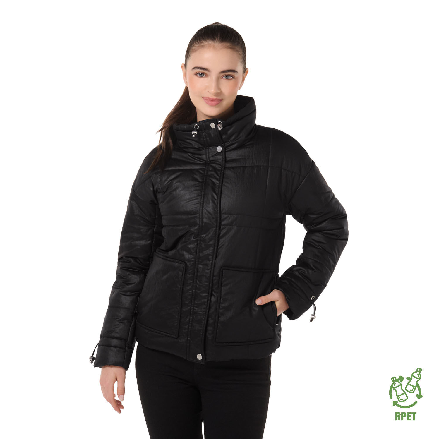 Chaqueta para Mujer Acolchada Silvestre Xl Negra Totto