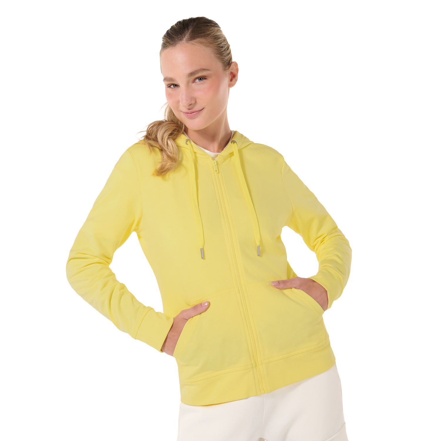 Hoodie Buzo Amarillo Hombre Buzo Deportivo Para Mujer Tawy Amarillo