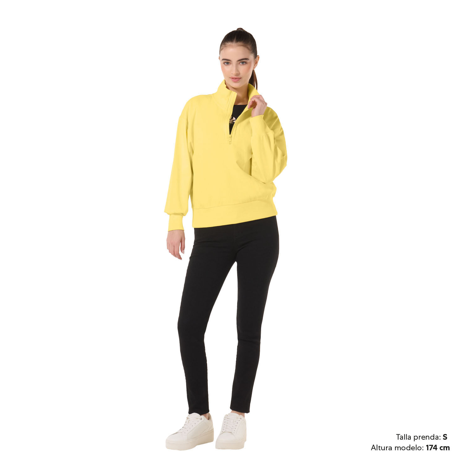 Sueter Amarillo Outfit Buzo Amarillo Mujer Buzo Neon Mujer Buzo De - Main Image
