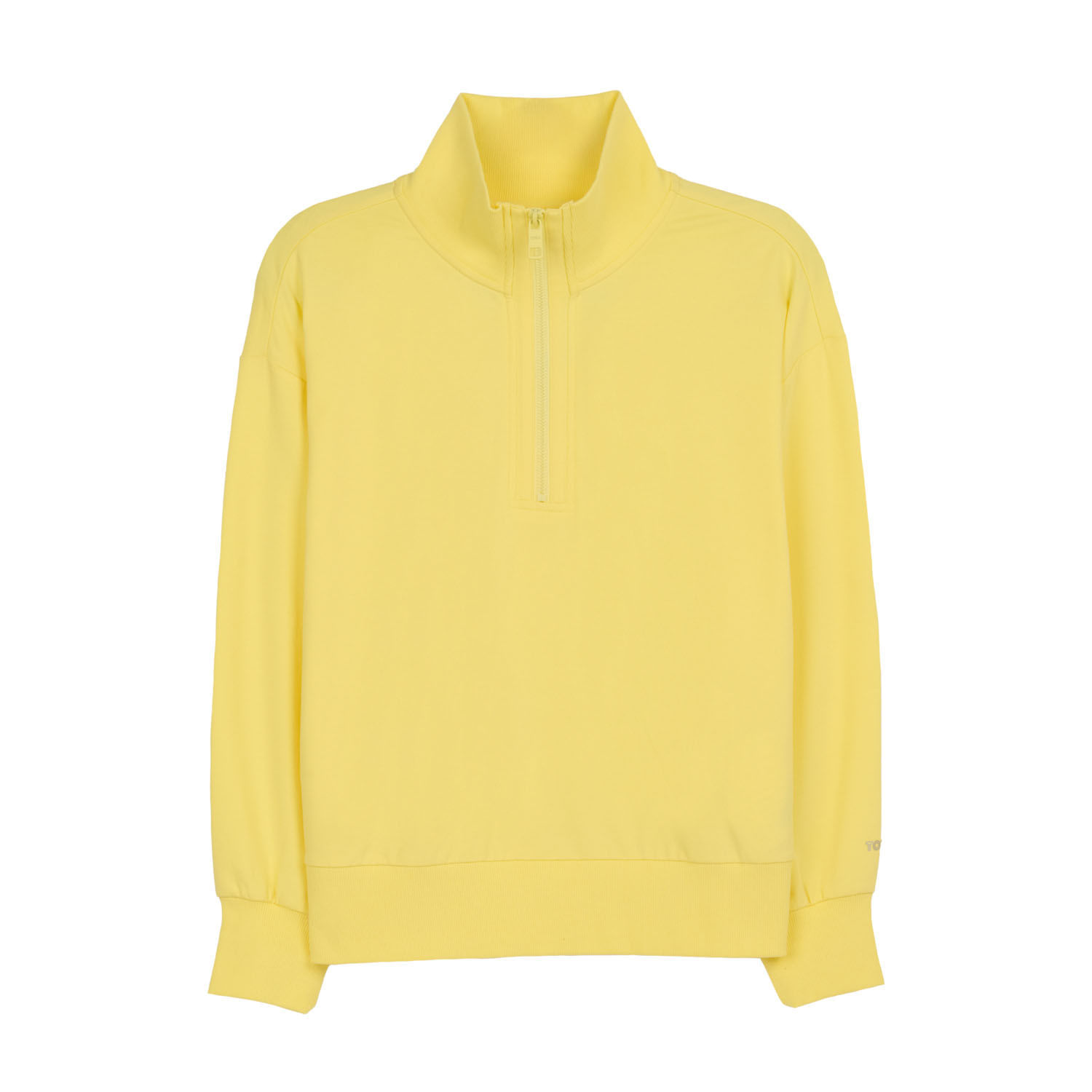 Color Amarillo Buzo Mujer Amarillo Cremallera Sudaderas De Color