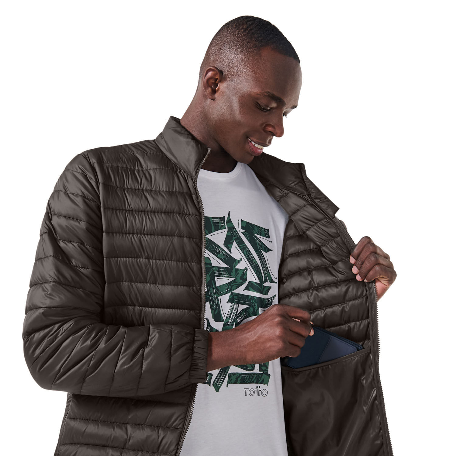 Chaqueta para Hombre Acolchada Maubois En Xxl Verde Totto