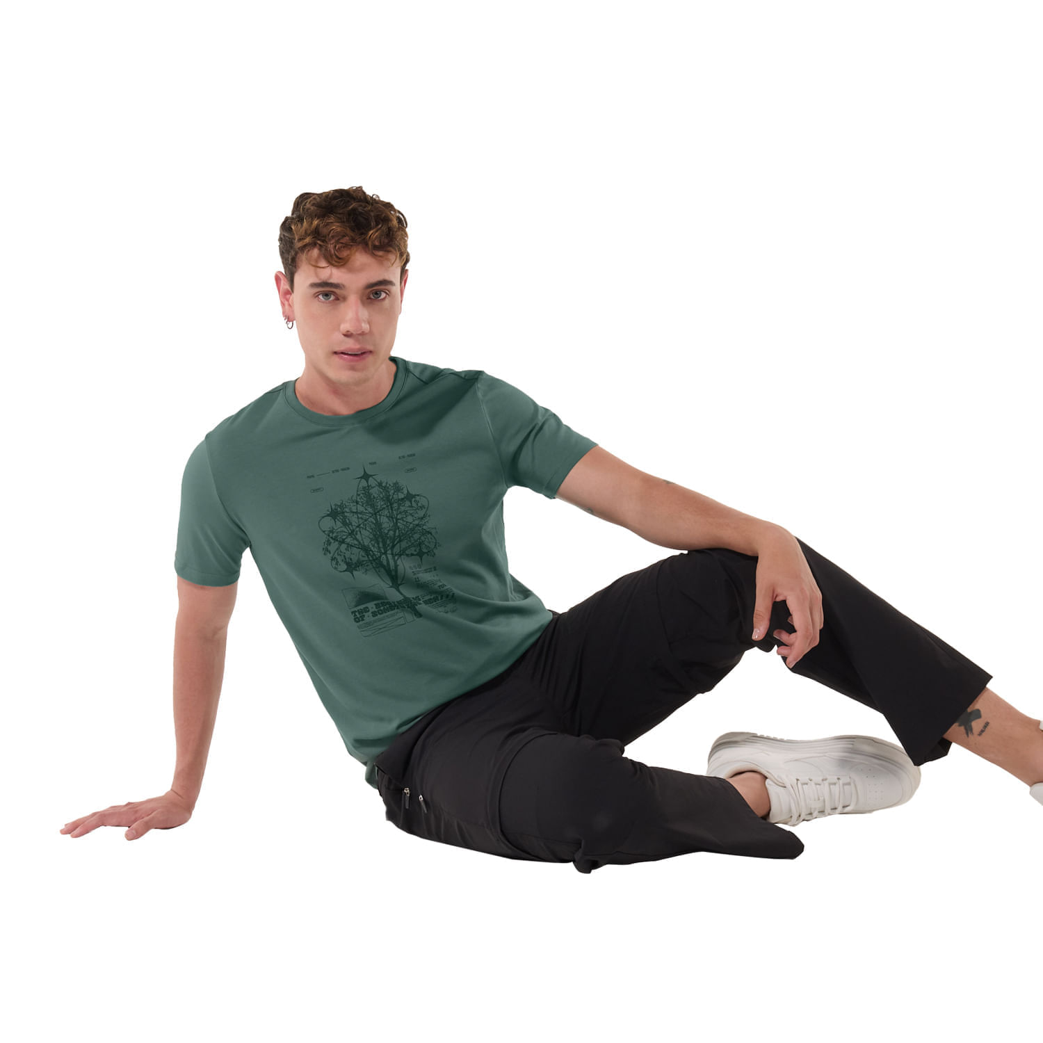 Camiseta para Hombre Primen Xxl Verde | Totto