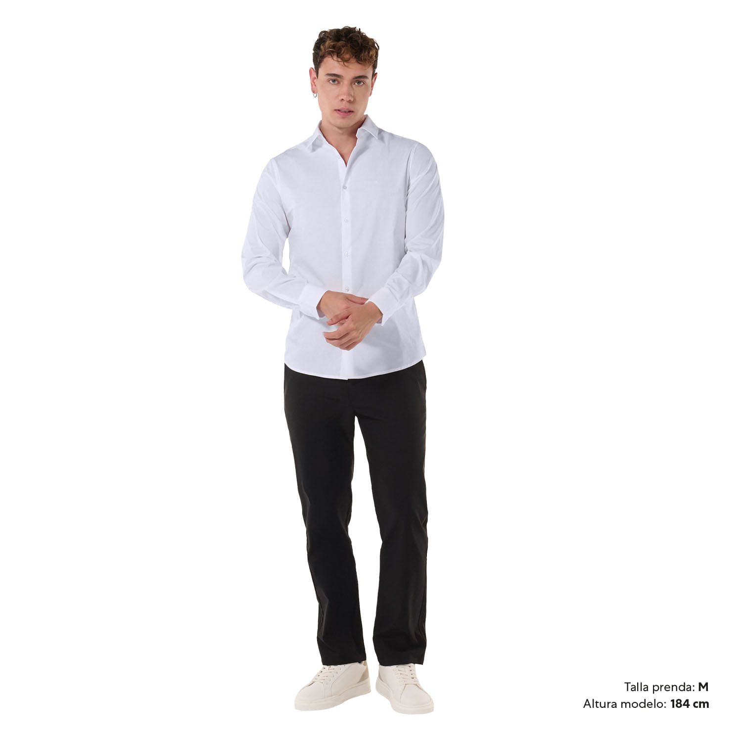 Camisa para Hombre Manga Larga Bengallina Xxl Blanca Totto