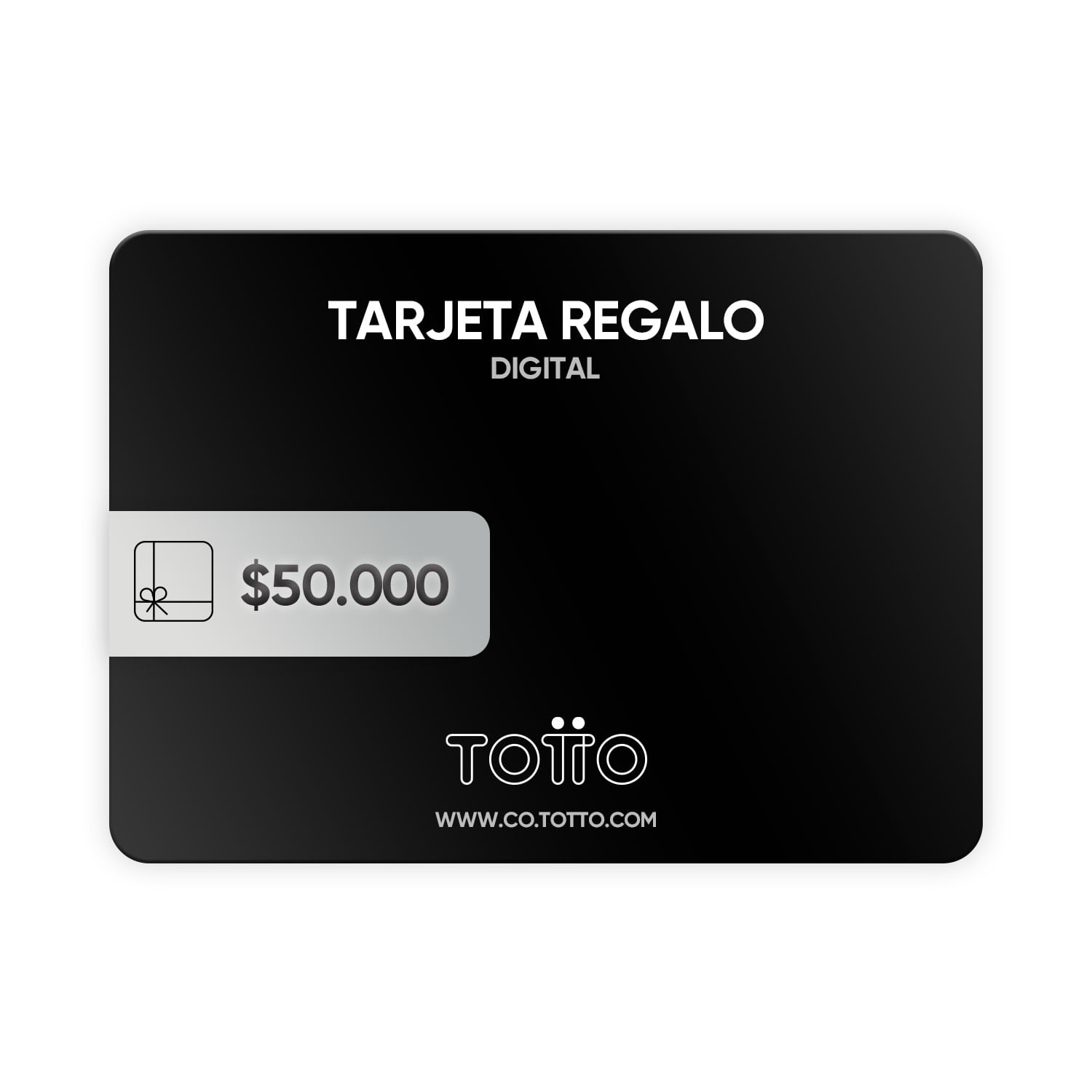 Regalo virtual: para compras en Totto