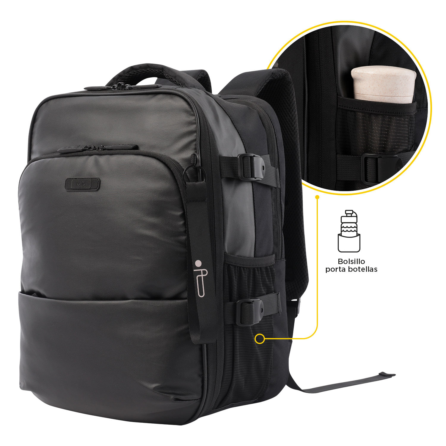 Bolso Totto Morrales Laptop Morral De Viaje Multifuncional Trip