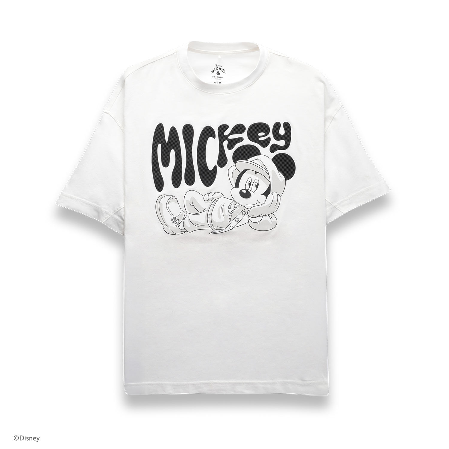 camiseta blanca mickey mouse