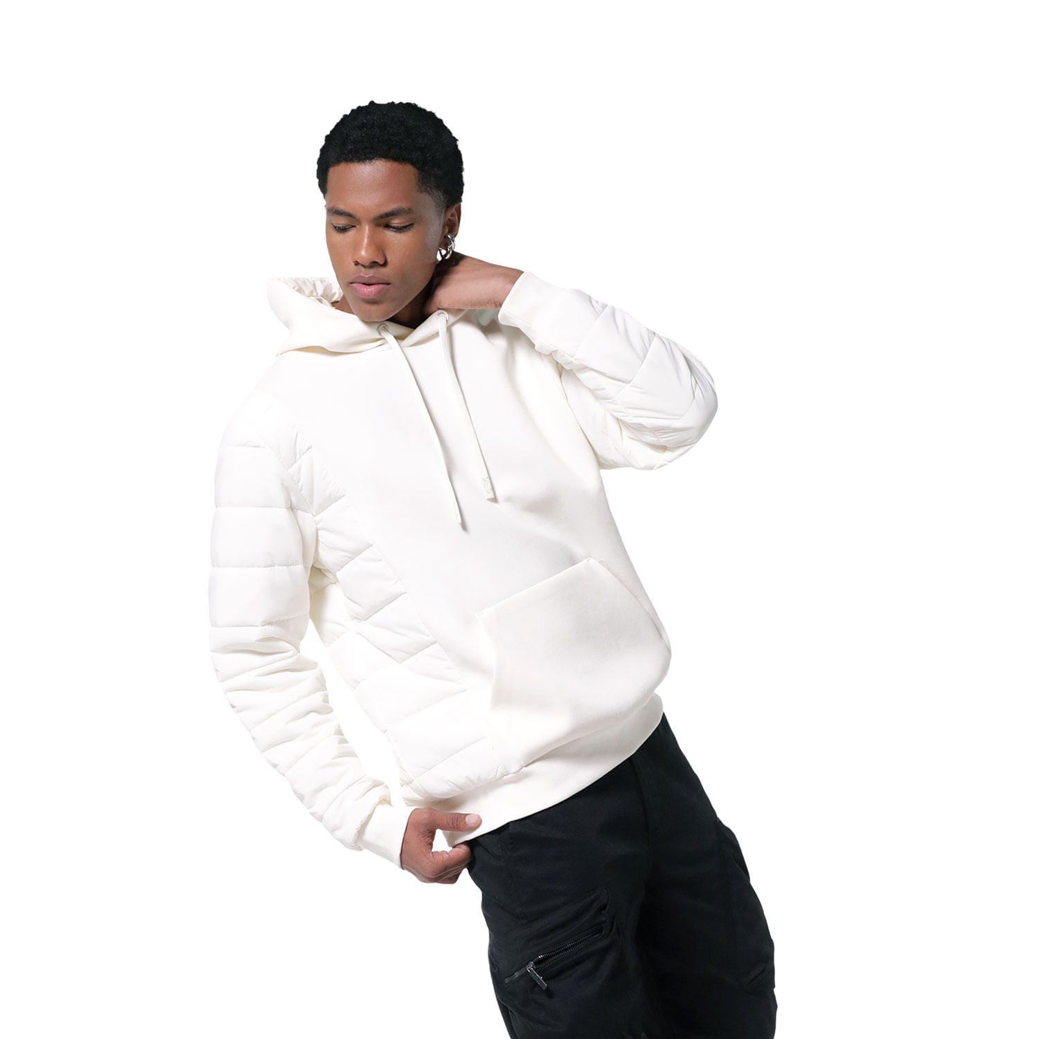 Buzo con capota Away Blanco Xl: Outfit para Viajar Cómodo Totto