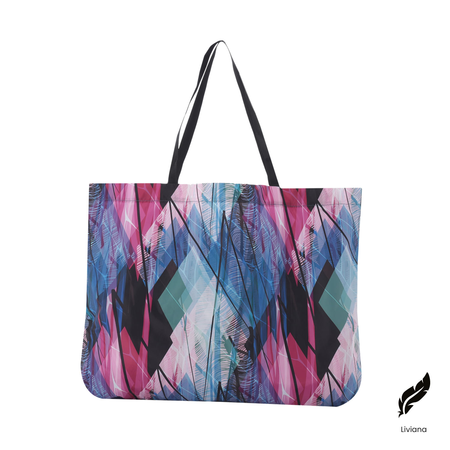 Bolso Plegable Shopping Practibag Liviana Multicolor Totto