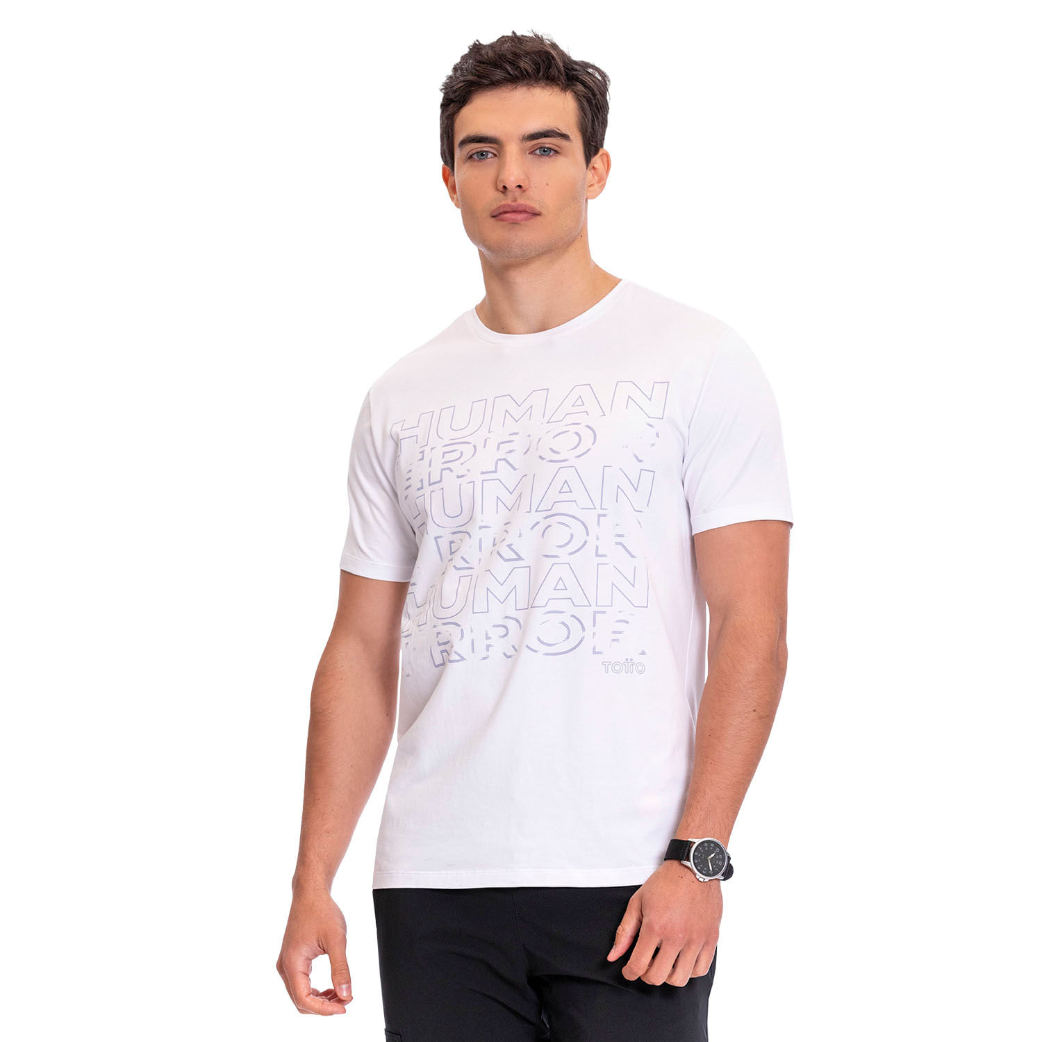 Camiseta Básica para Hombre Primen Blanca | Totto