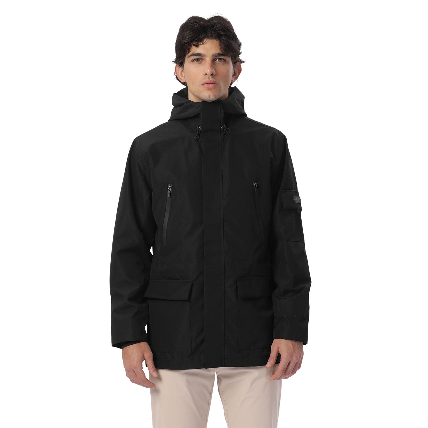 Chaqueta Fijack Térmica para Hombre Moonli Negra | Totto
