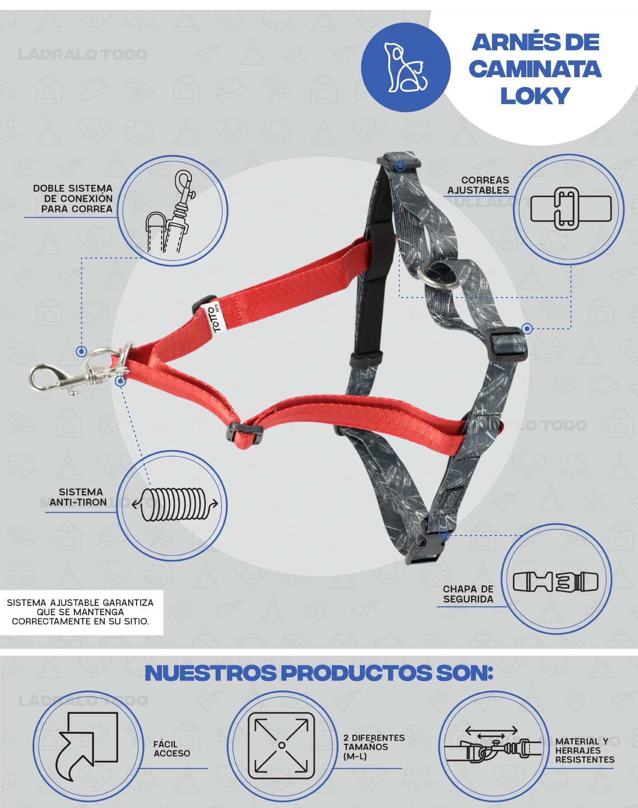 Arnes Caminata Loky