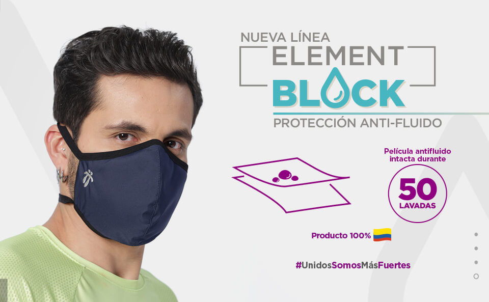 Tapabocas antifluido