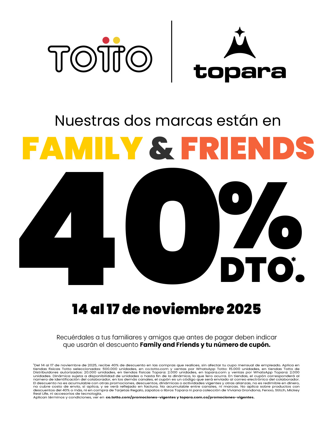 Family & Friends Noviembre 2025