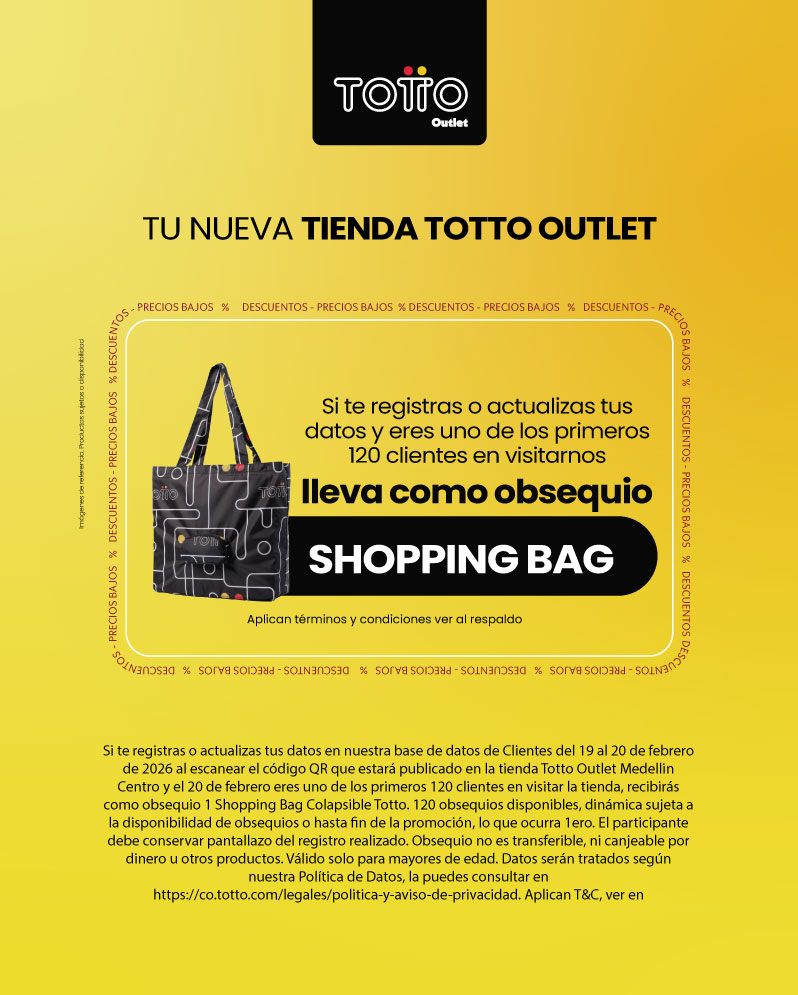 Obsequios Totto Outlet Medellín Centro