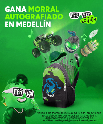 MORRAL FERXXO AUTOGRAFIADO EN MEDELLÍN