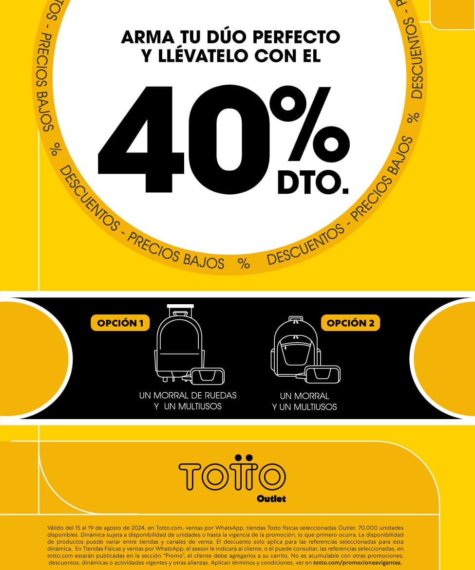 MORRAL MÁS MULTIUSO CON EL 40% DE DESCUENTO