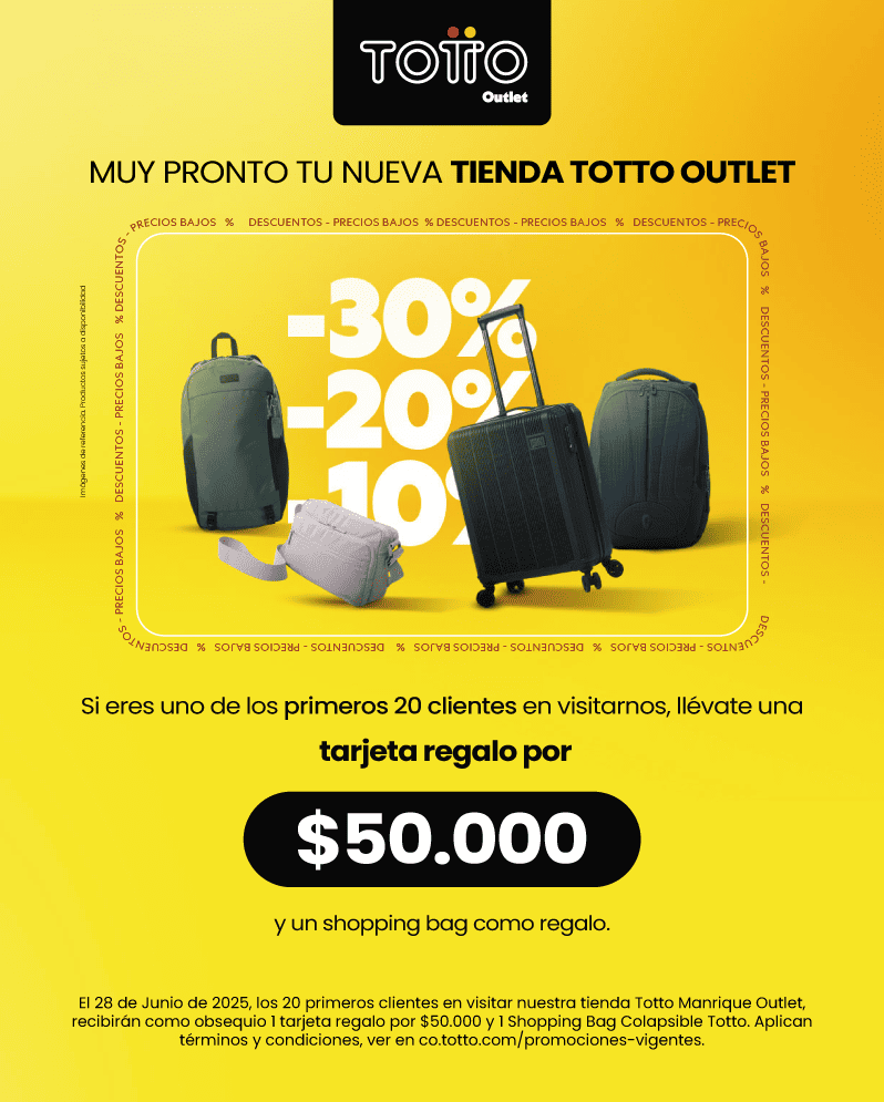 Muy pronto tu nueva tienda Totto Outlet