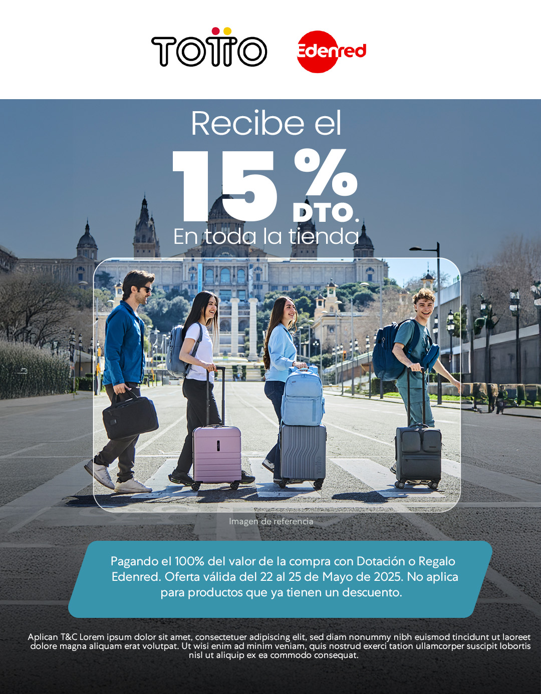 DINÁMICA 15% DESCUENTO EDENRED MAYO 2025
