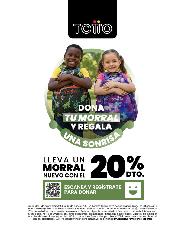 Dona tu morral y regala una sonrisa